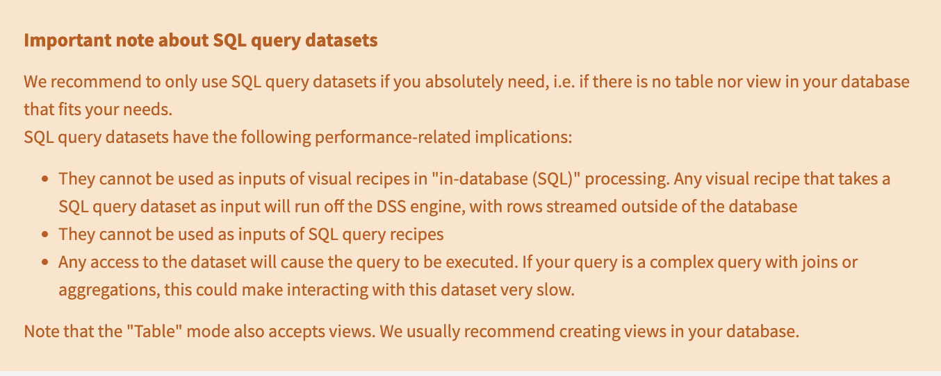 Big Oracle SQL table — Dataiku Community