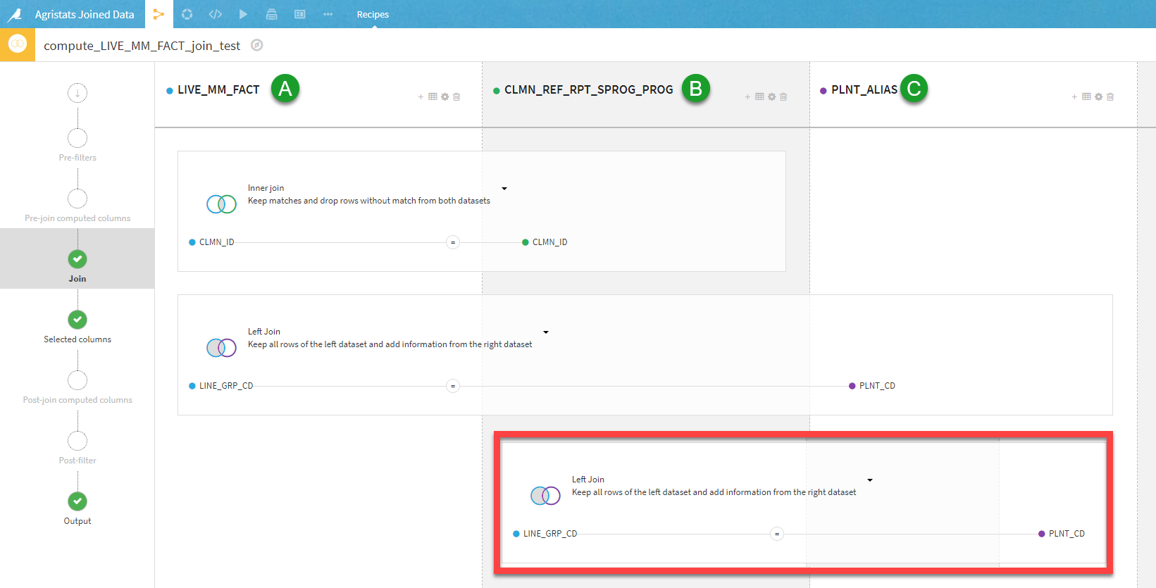 Multi Table Visual Joins — Dataiku Community
