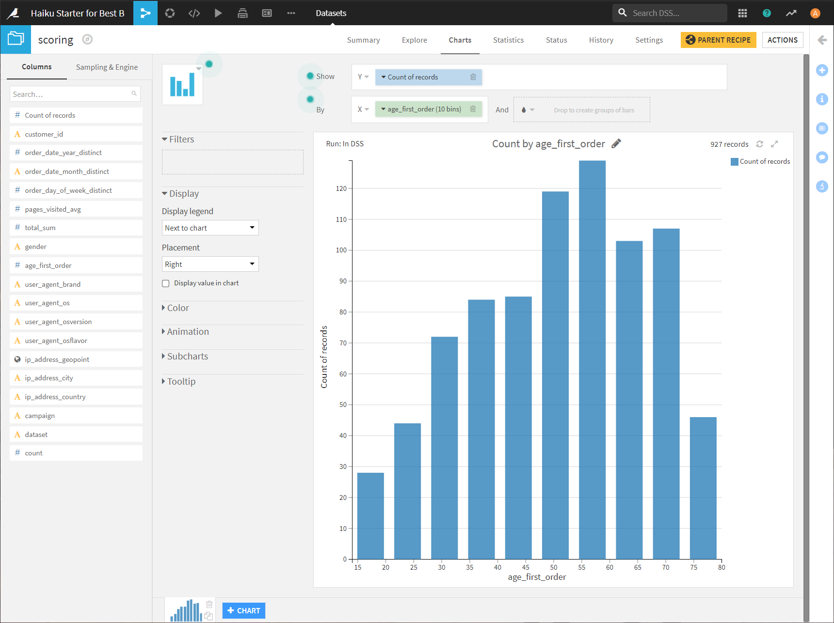 No Publish Button for Charts — Dataiku Community