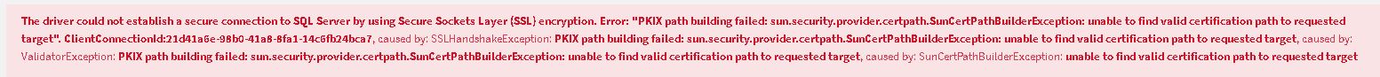 SQL Connection Issue — Dataiku Community