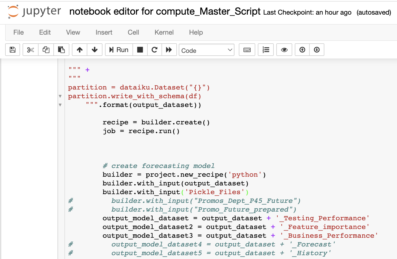 Cannot use a managed folder as an input of a python recipe created from ...