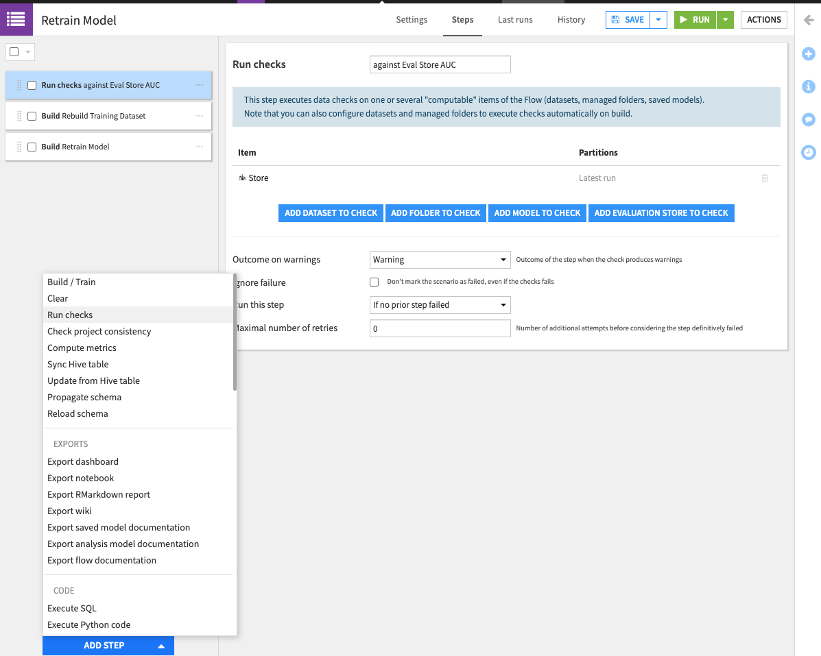 Automating the model based on drift — Dataiku Community