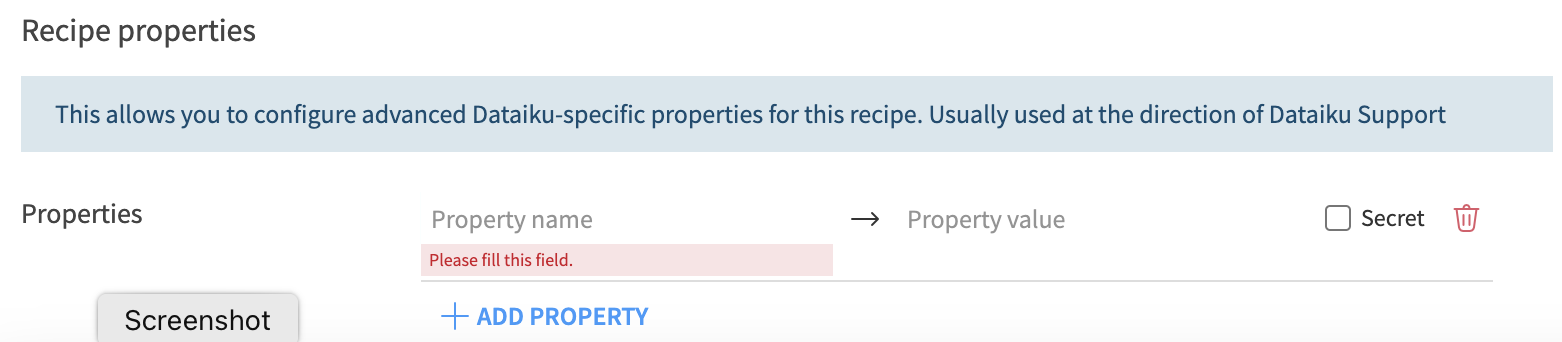 Pass specific warehouse on visual recipes — Dataiku Community