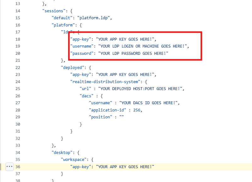 the connection to python API through "import refinitiv.data as rd" does ...
