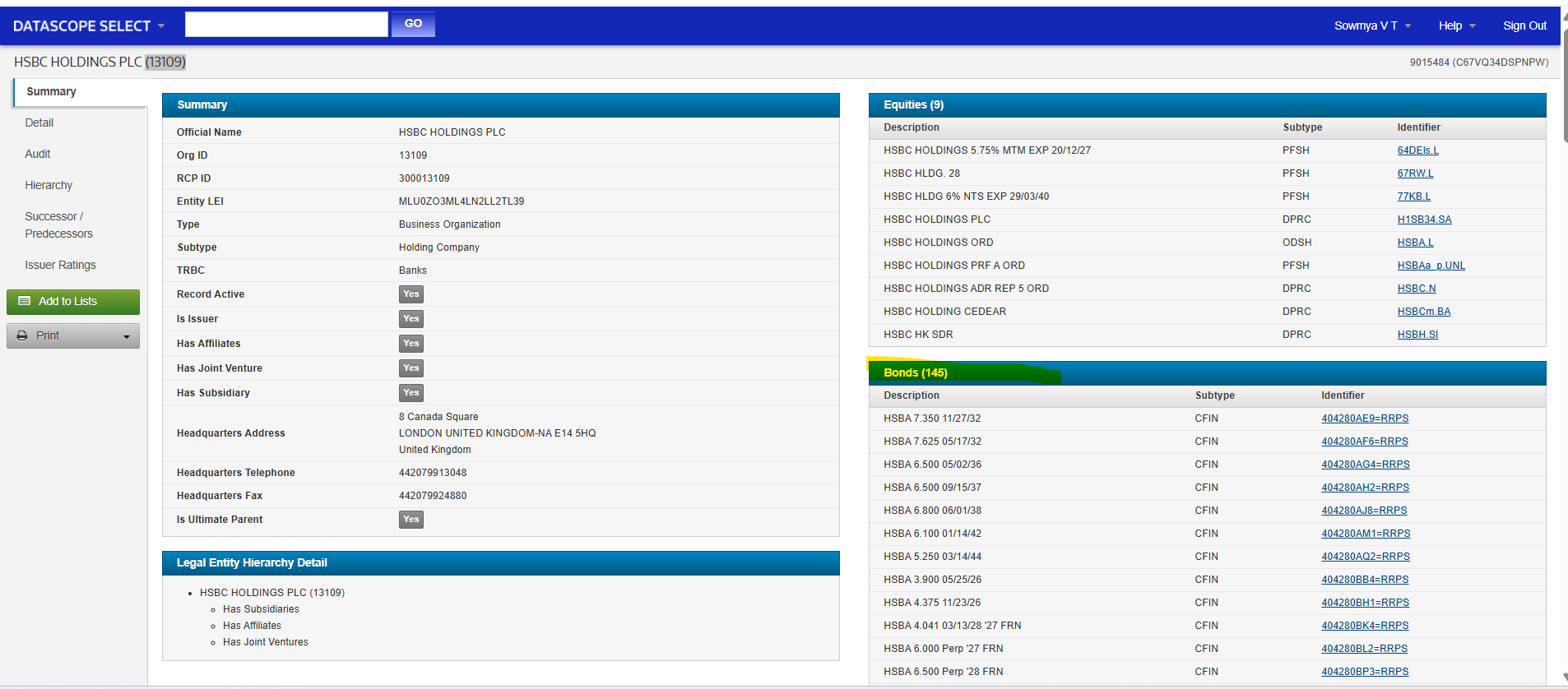 Is there a way to pull summary page details via DSS Rest API for ORG ID ...