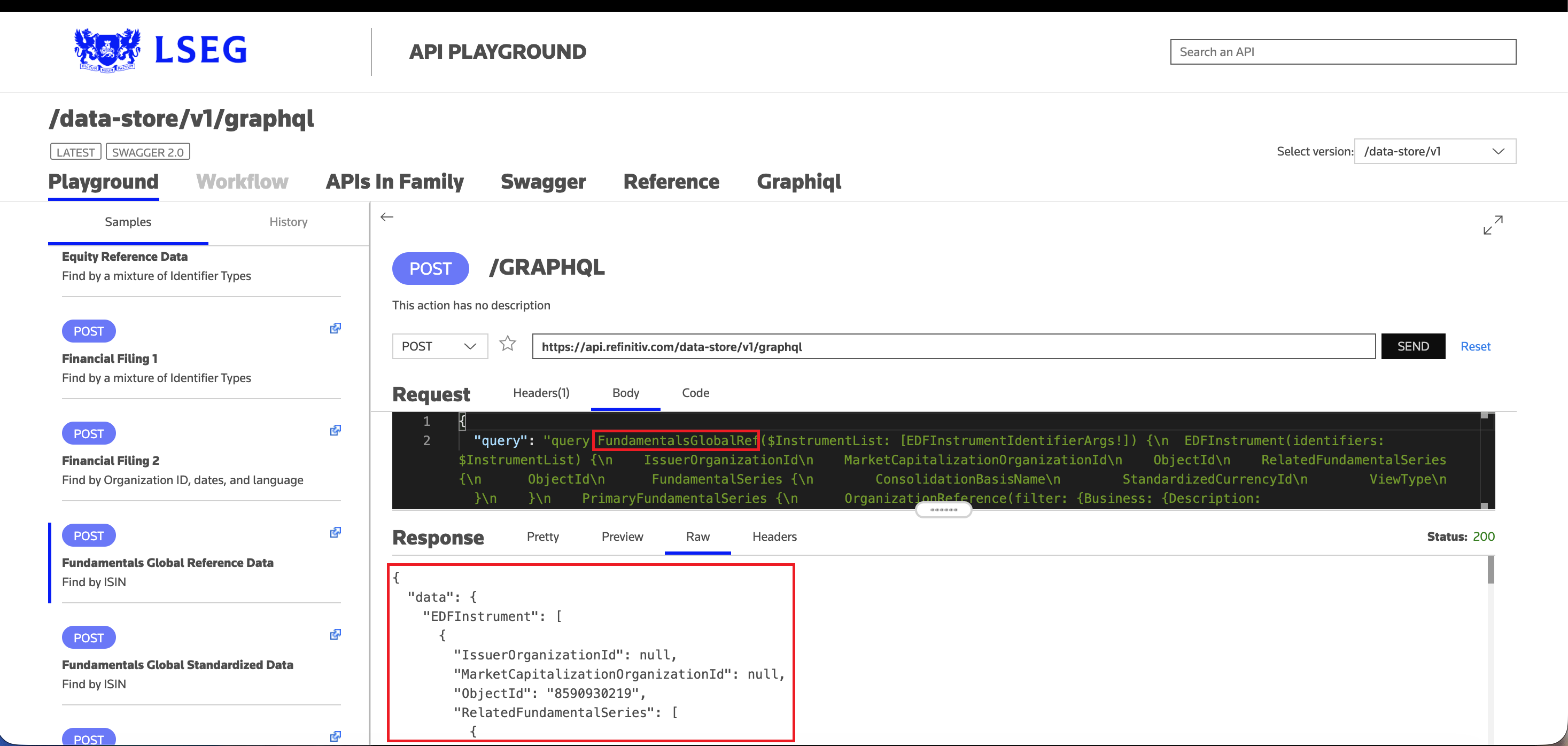 Certificate error while querying FinancialFiling - LSEG Developer Community