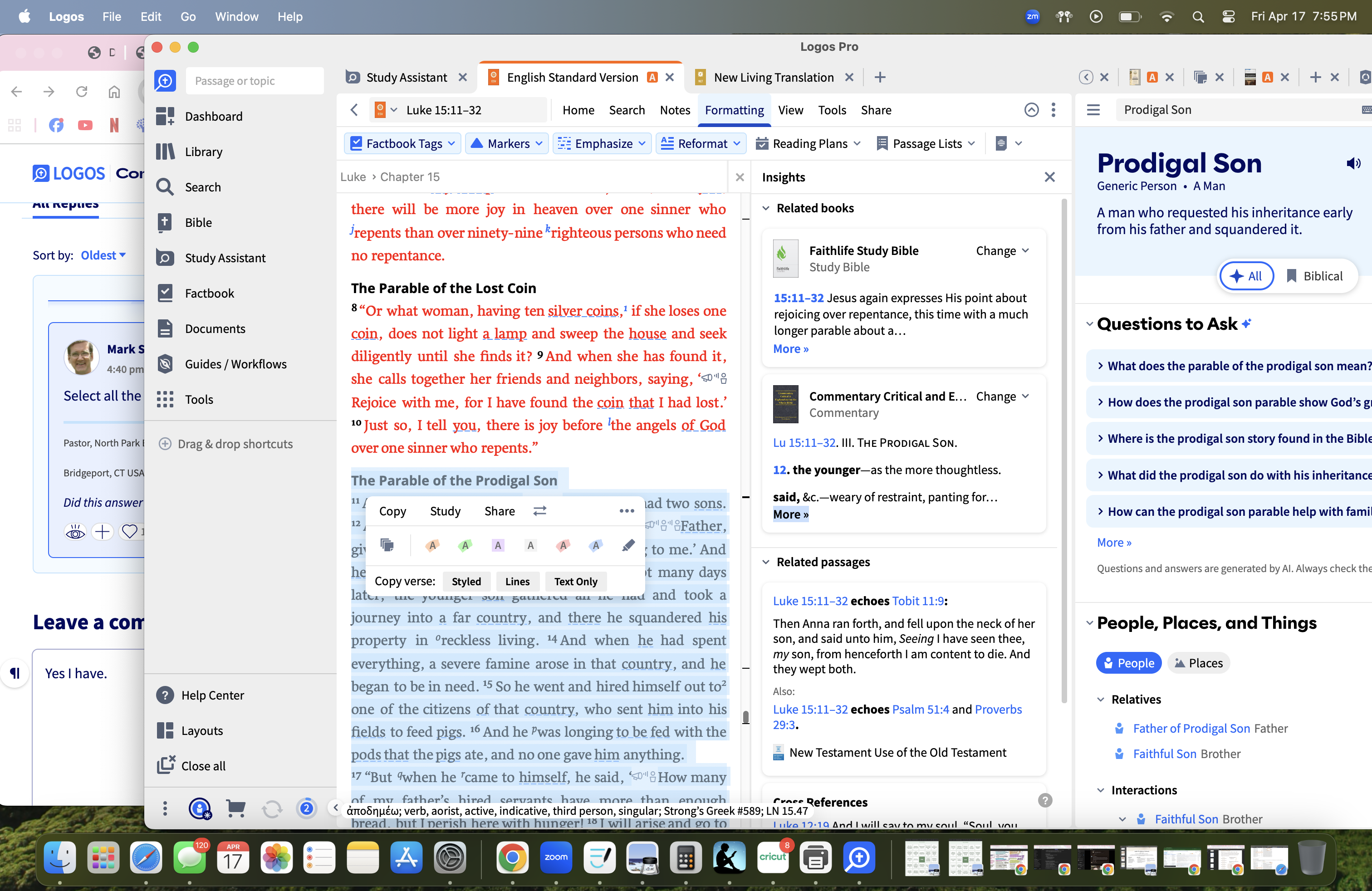 Blue Highlights in Background - Logos Community