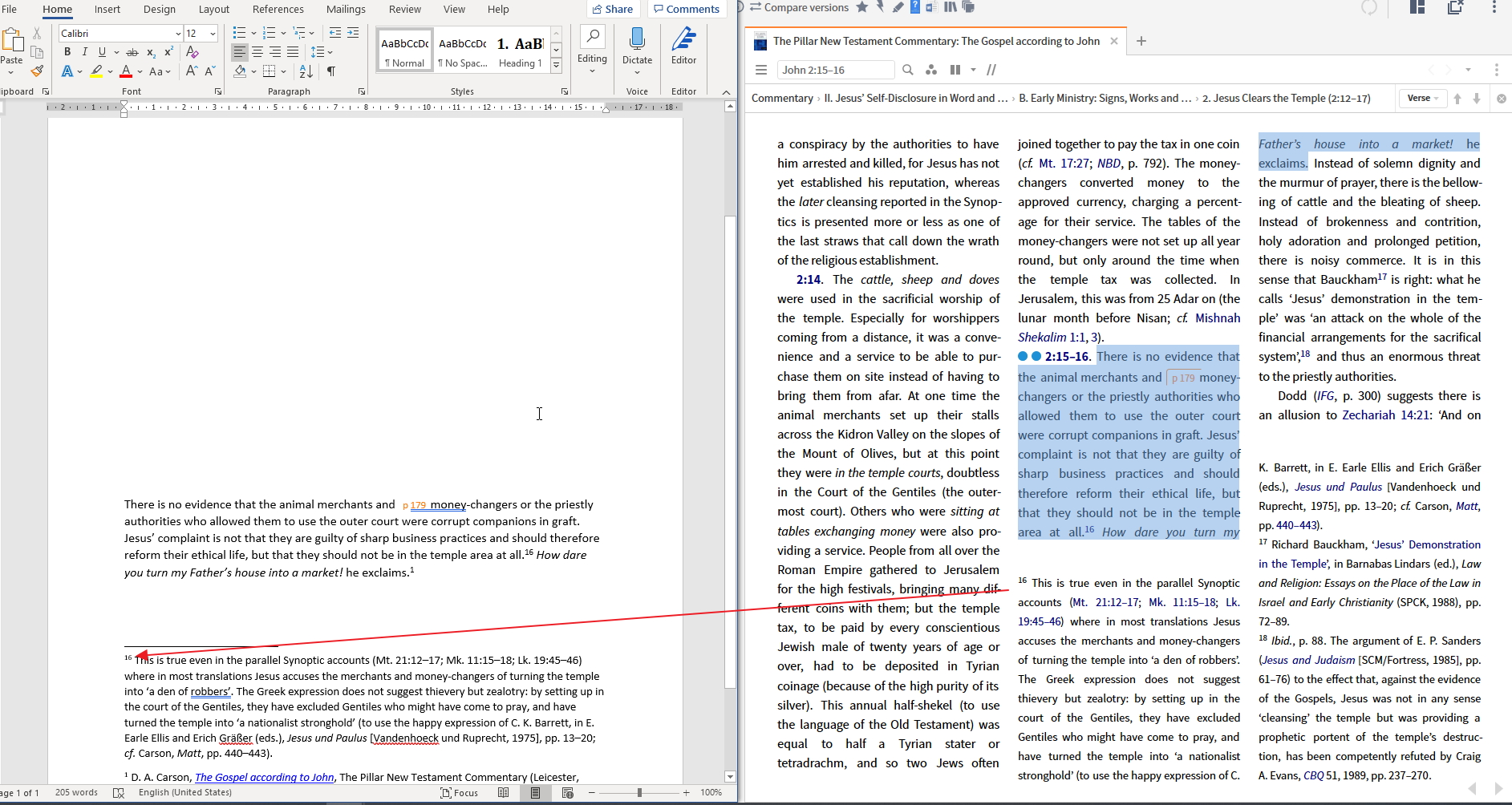 I cannot copy the footnotes in logos documents - Logos and Verbum Forum ...