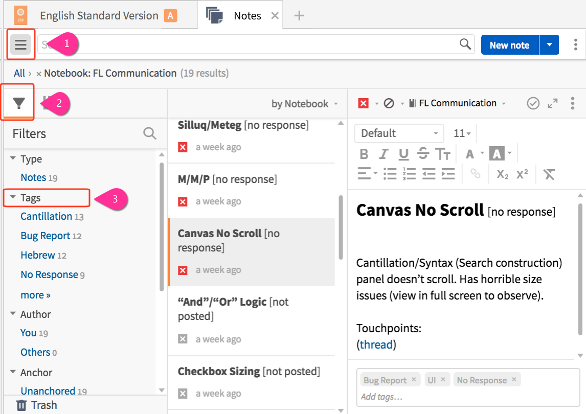 How to Search Tags field in my Notes - Logos and Verbum Forum - Logos ...