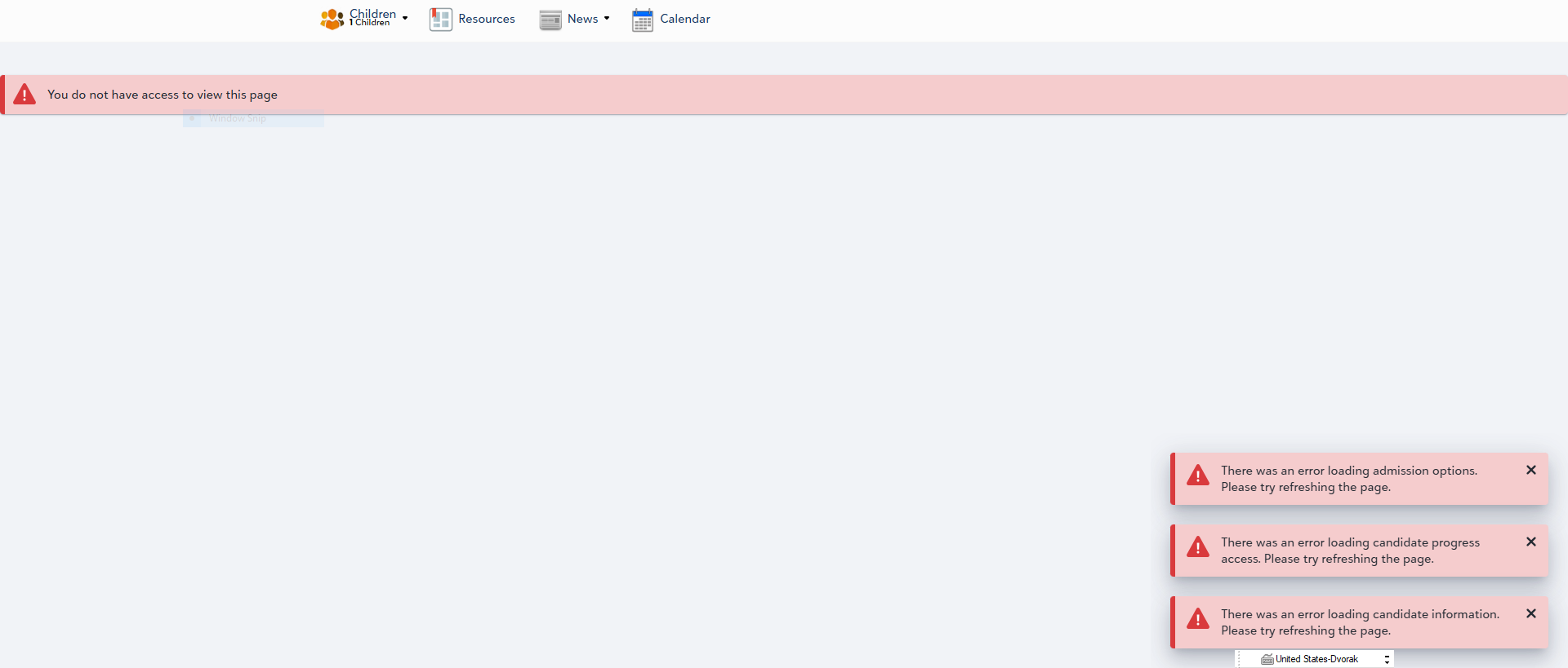 Reapply Access Error Message.PNG