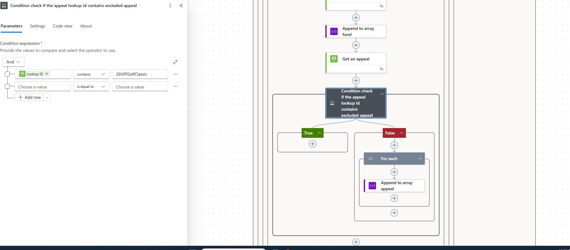 Power Automate - Condition check if appeal lookup ID.jpg
