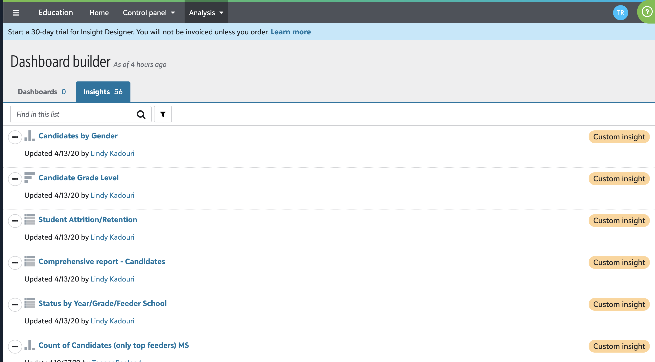 Trial link for Insight designer