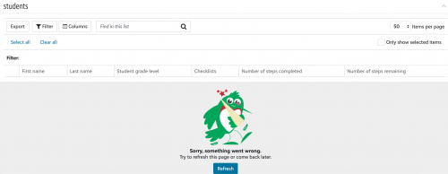 Checklist Error 125f52ae363ef17ec9d3f3ea7fa04fd7-huge-sc