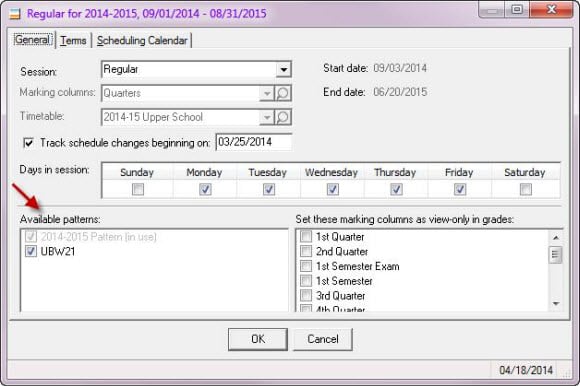 Academic Year - Session