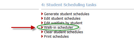 Manually Schedule a Student - 3
