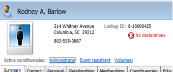 Administrator constituencies link