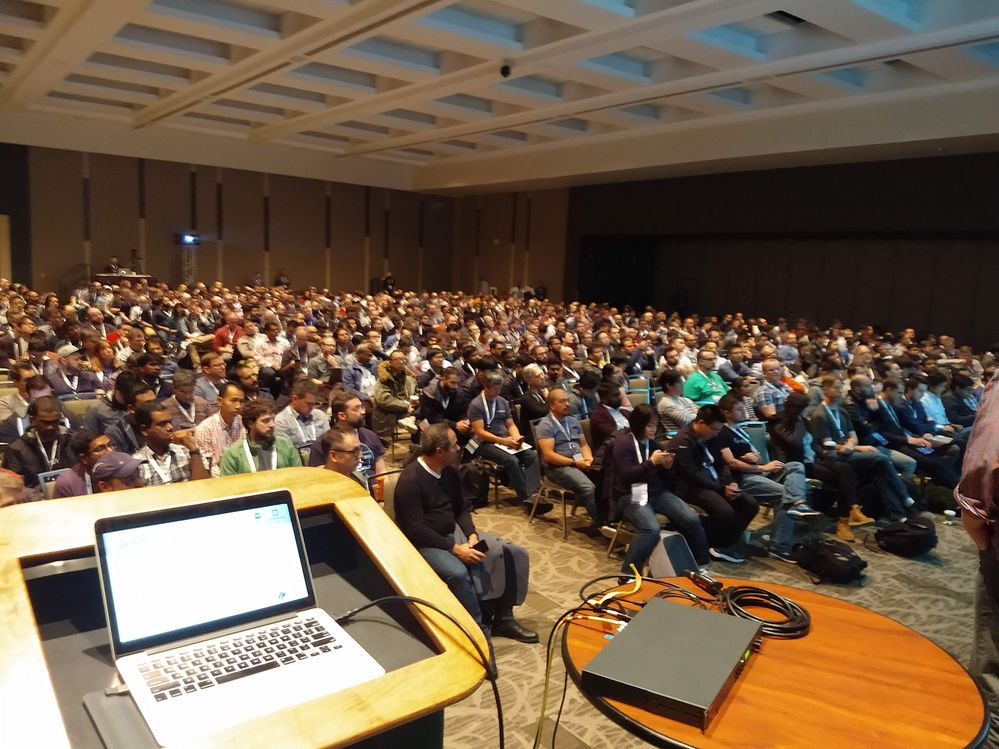 Packed room to the right ....