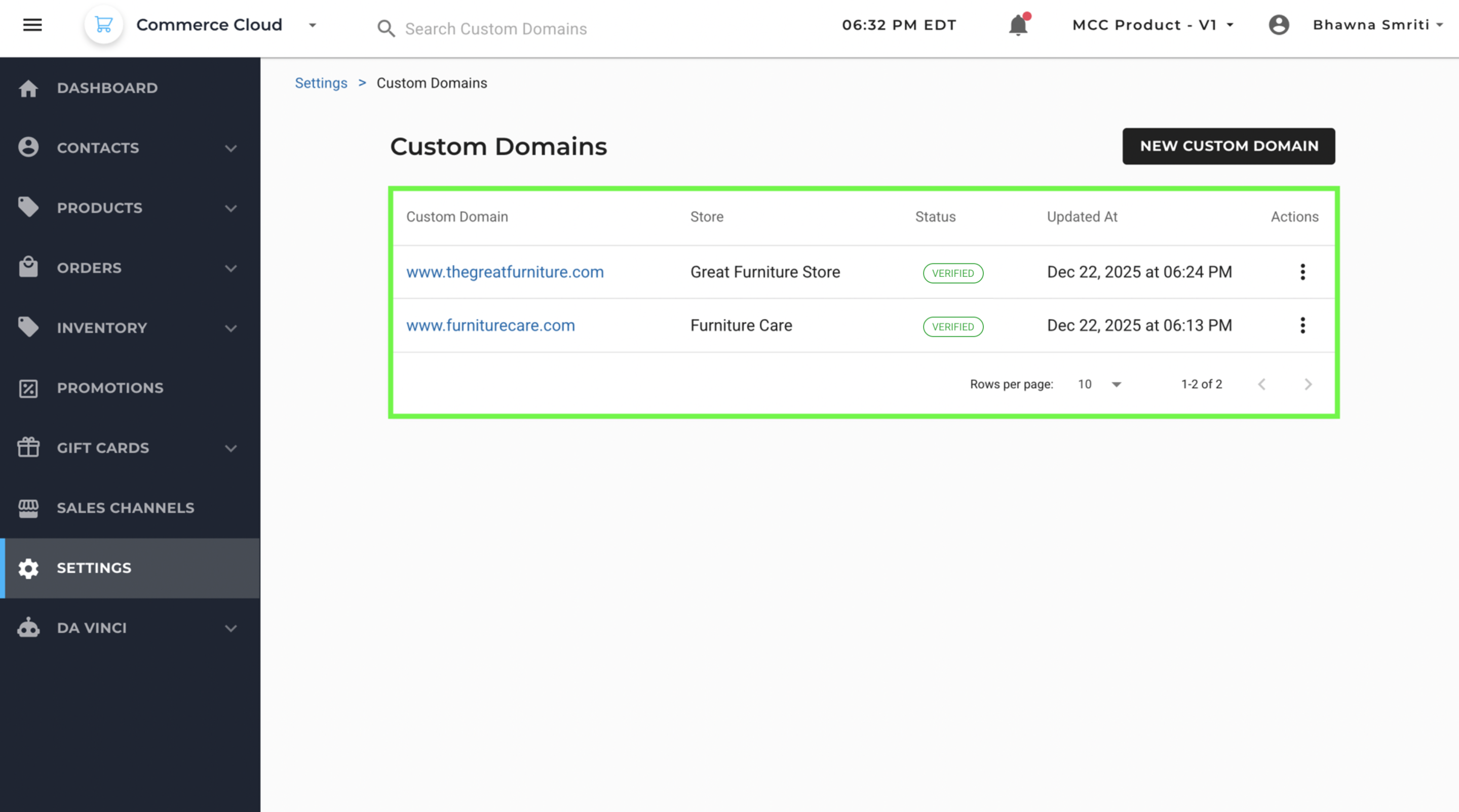 Add Custom Domain - Maropost Community