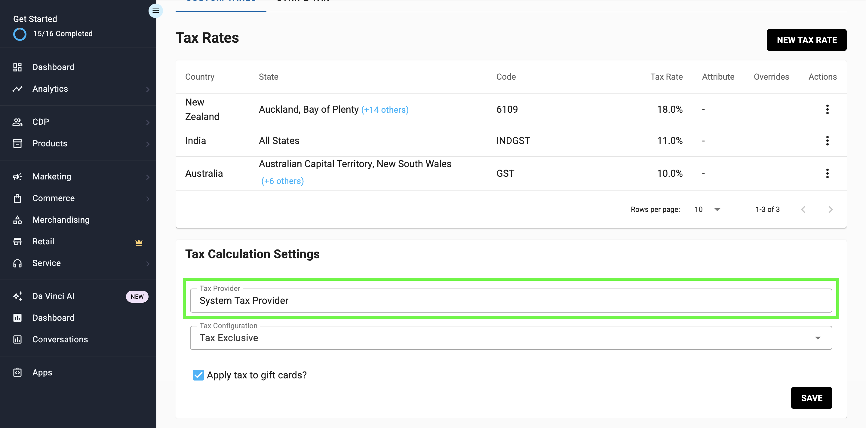 Tax Settings (Custom Taxes) - Maropost Community