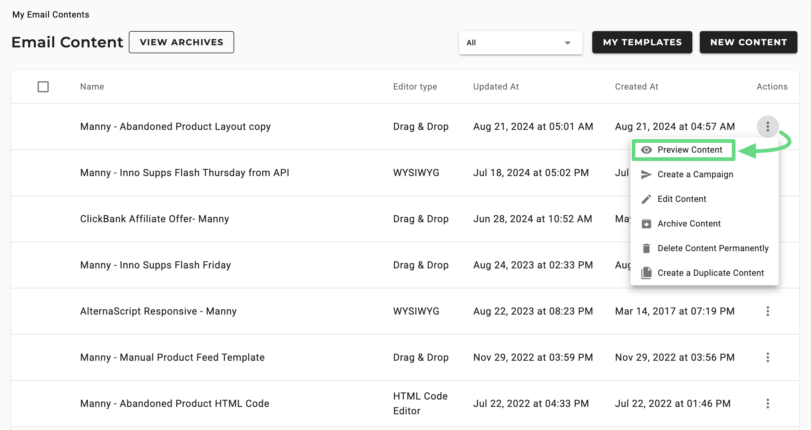 Previewing Content in Content Builders - Maropost Community