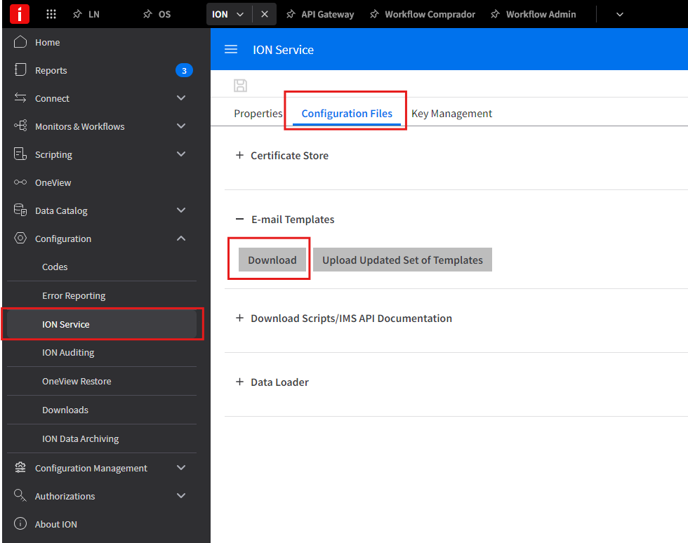 download sample .zip email template mention in YT video - Infor Global ...