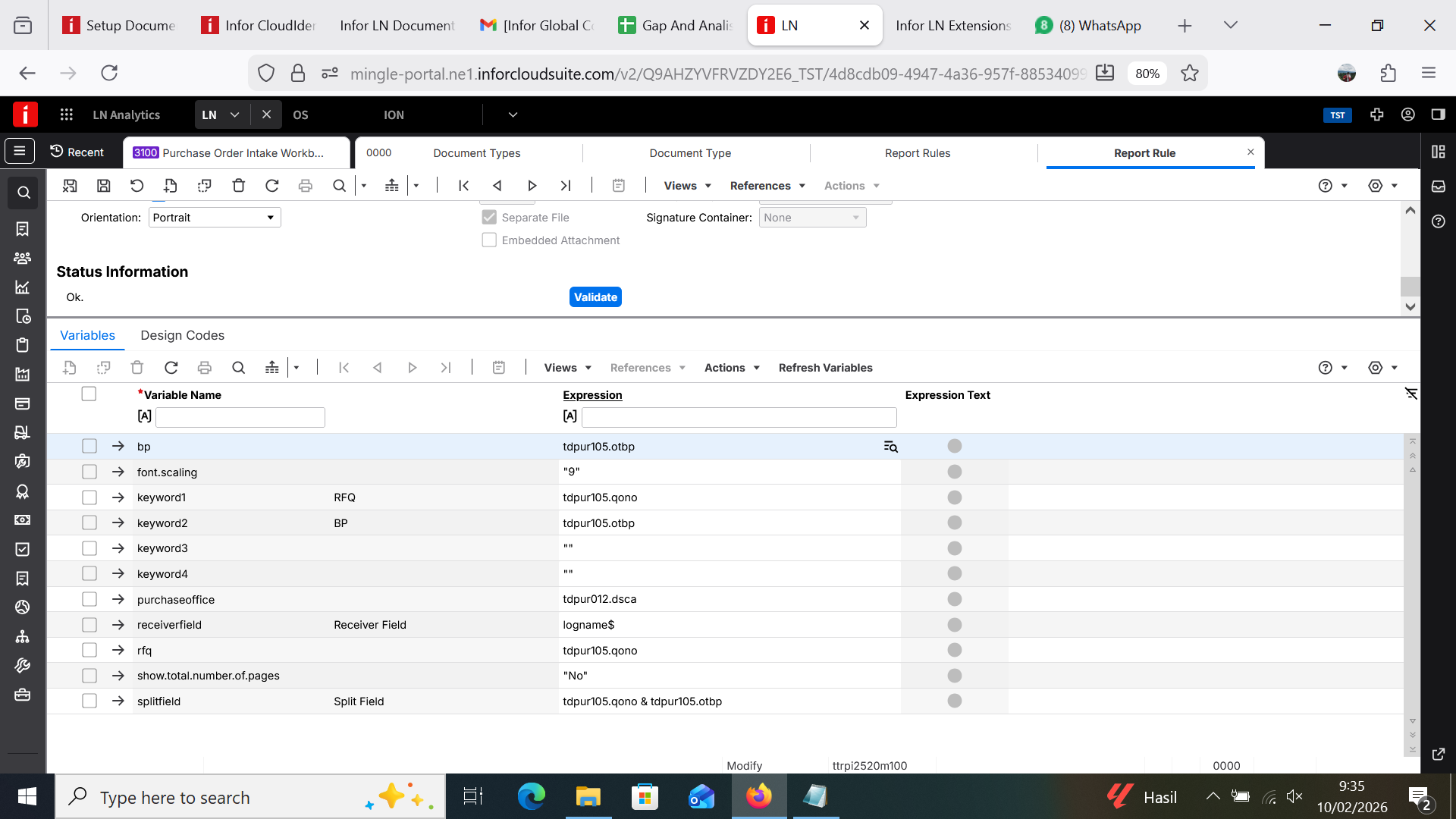 Setup Document Output Management - Infor Global Community