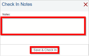 check in notes