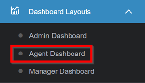 dashboard layouts menu