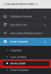 ad hoc emails