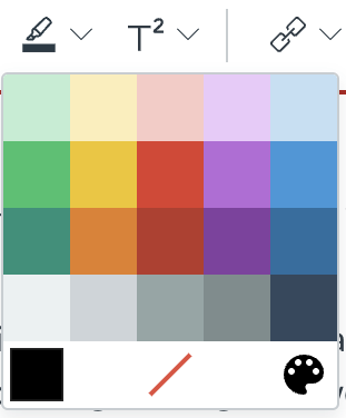 Default colors for highlighting changed? - Instructure Community