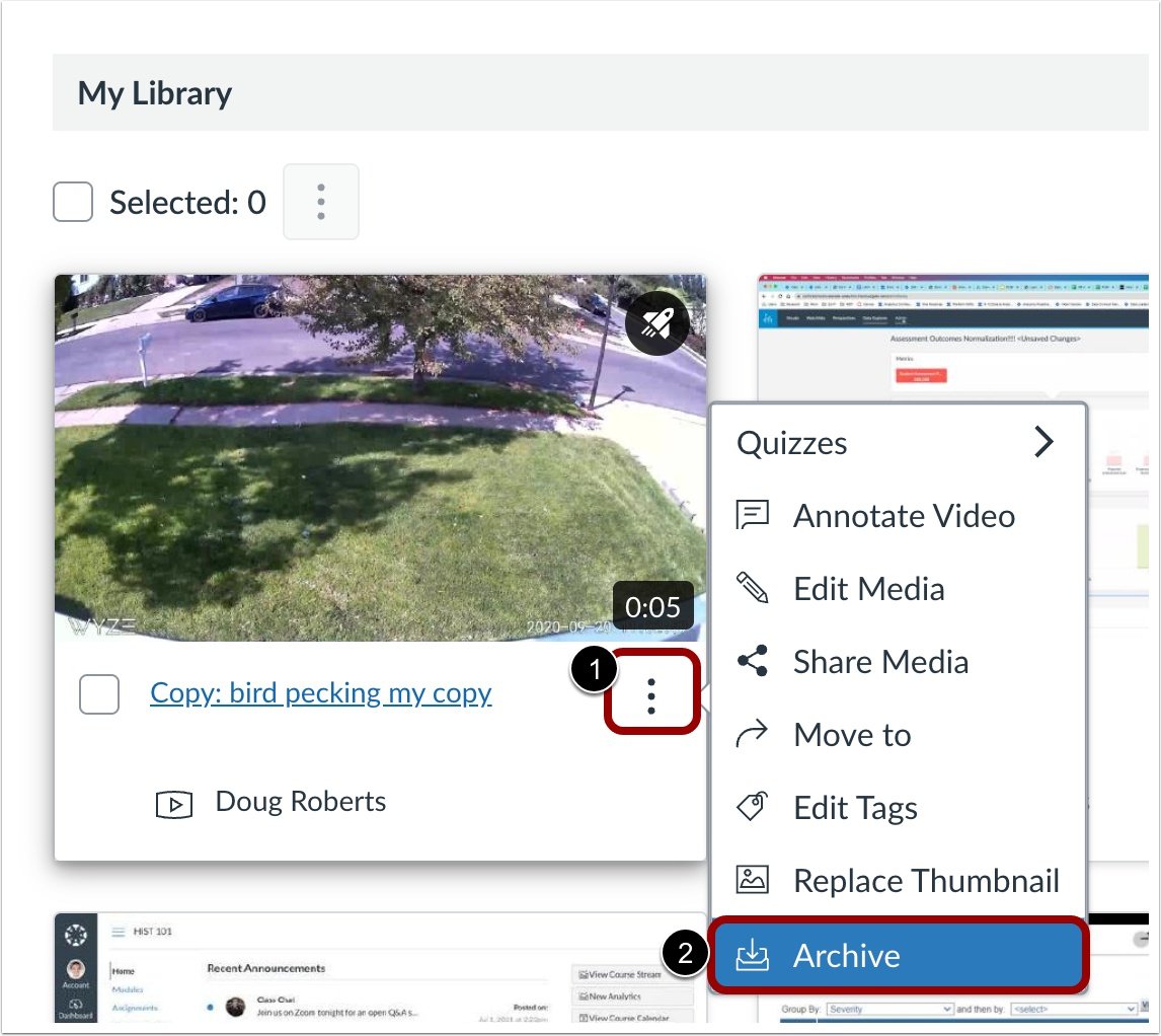 View Archive Option in Media Library