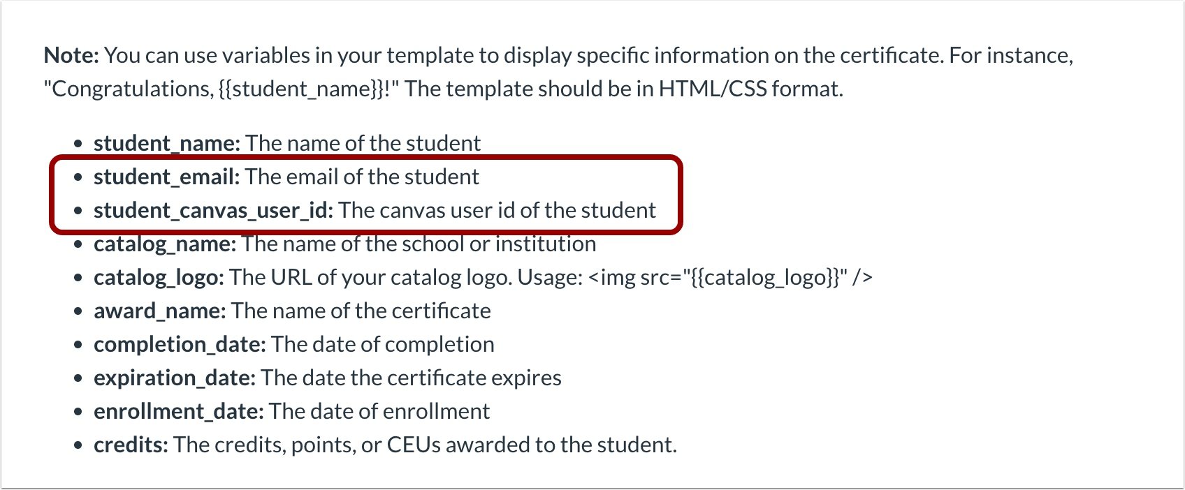 View Updated Variables