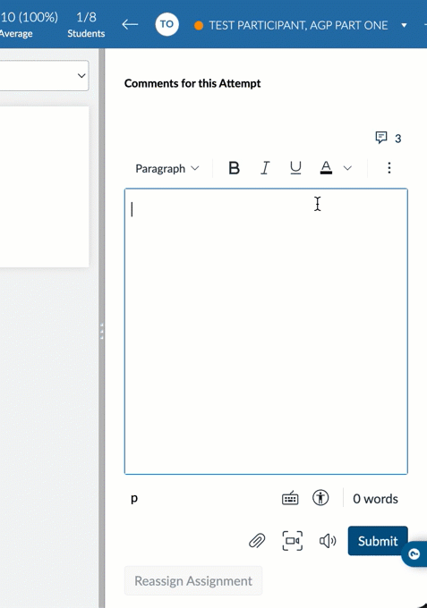 Comment Library in upgraded SpeedGrader