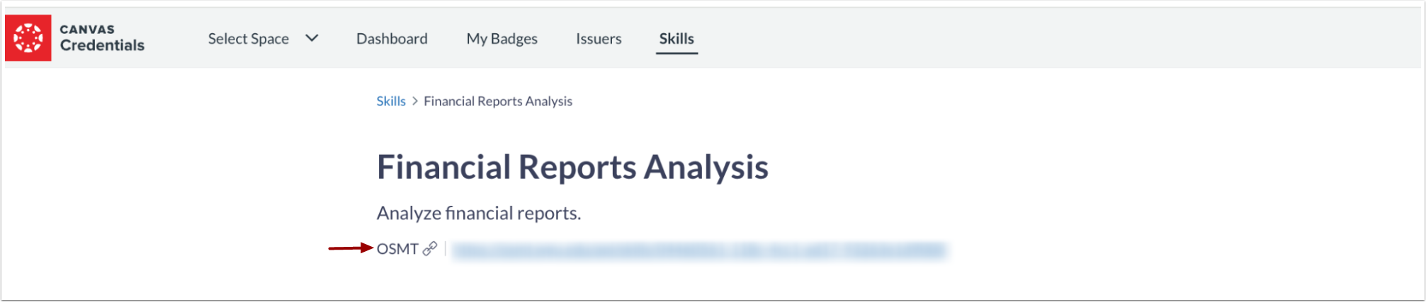 Skills Page OSMT Link