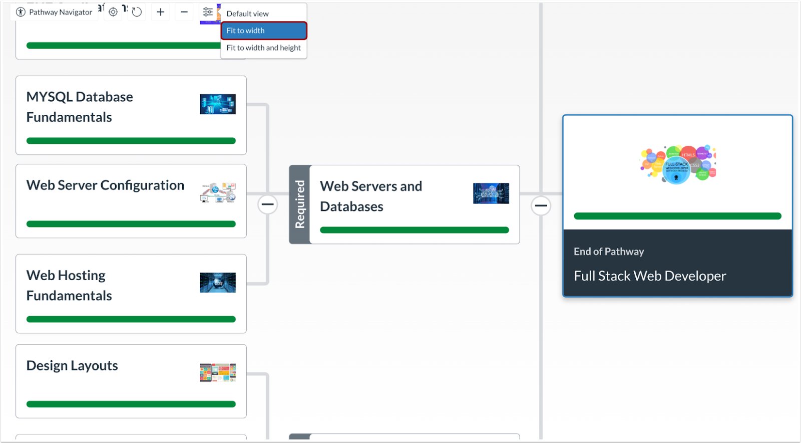 Filter Fit to Width Option