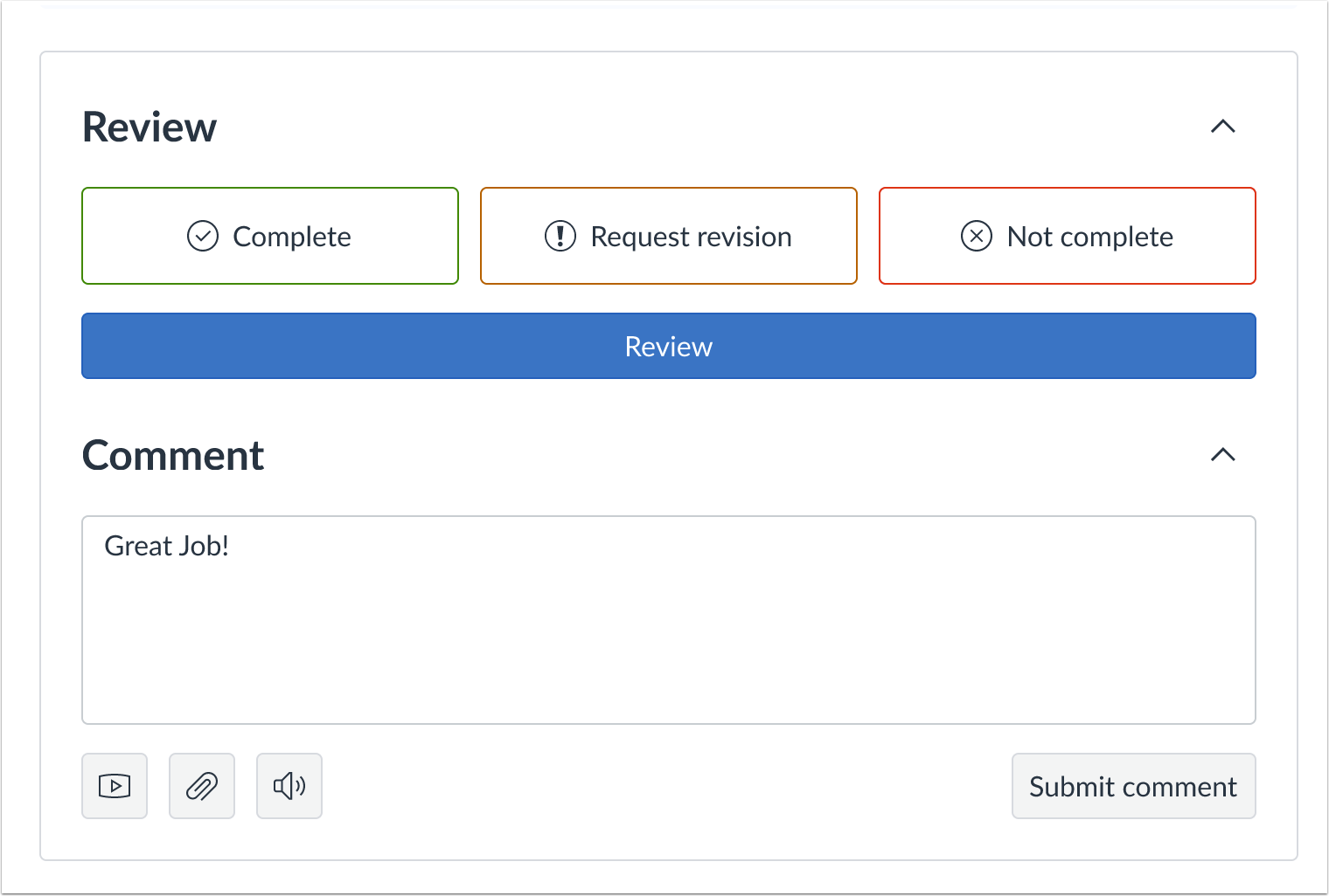 Instructor Evidence Review Modal