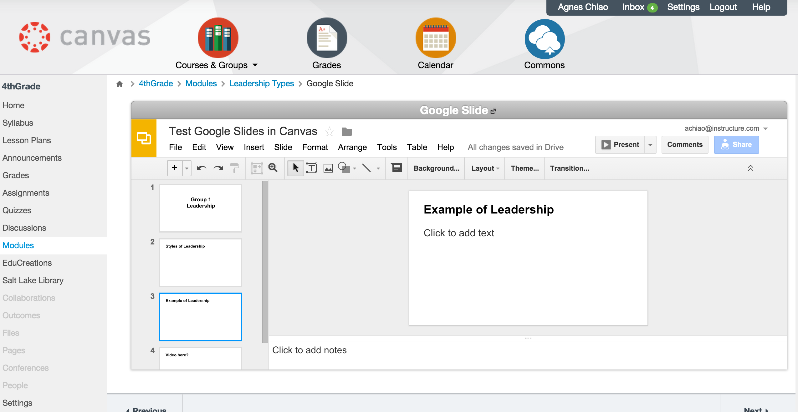 Using Google Docs for dynamic Canvas content - Instructure Community