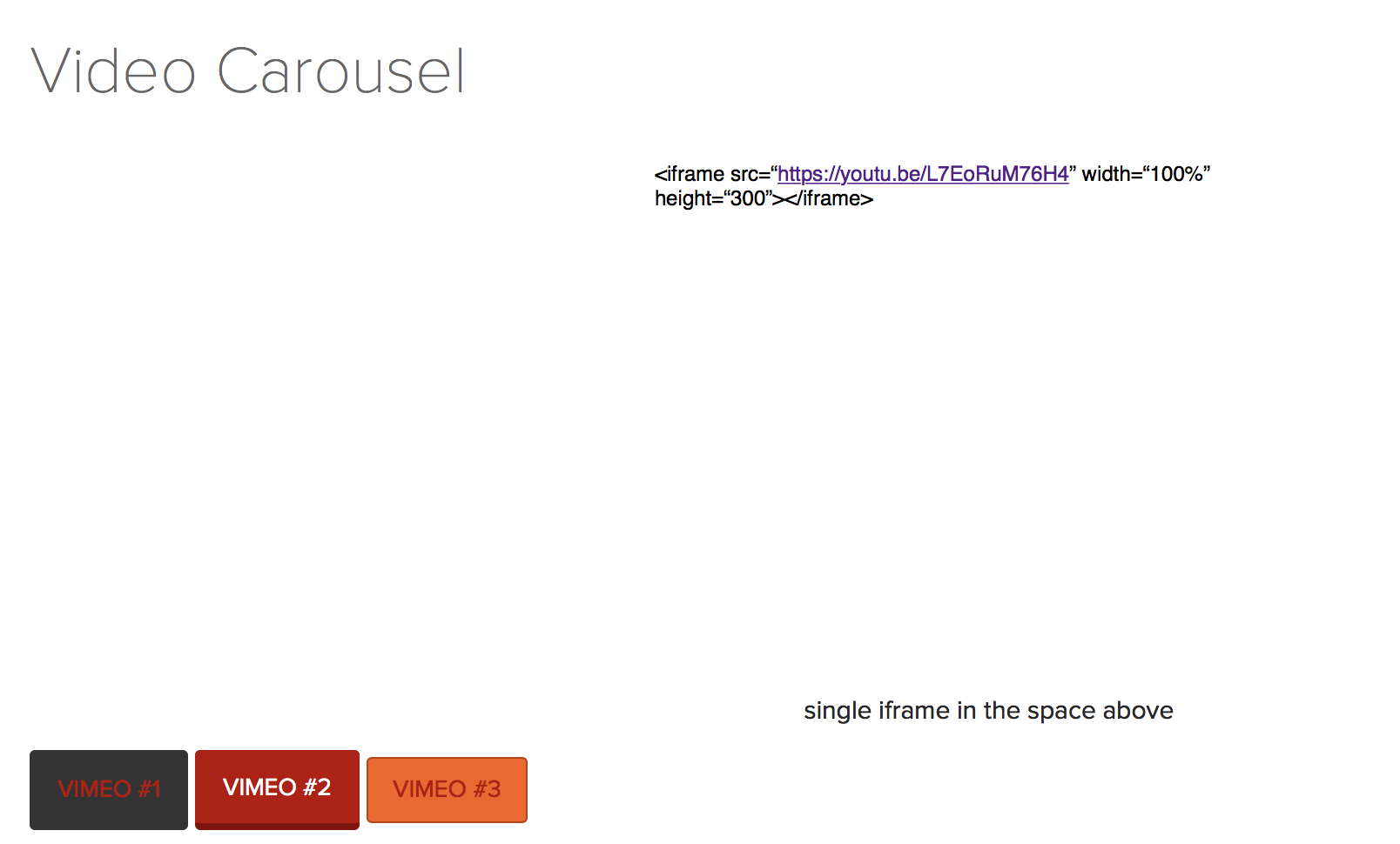 Video Carousel: code-snippet - Instructure Community