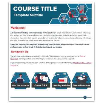2020 Course Design Essentials: Ready-Made Template Refresh ...