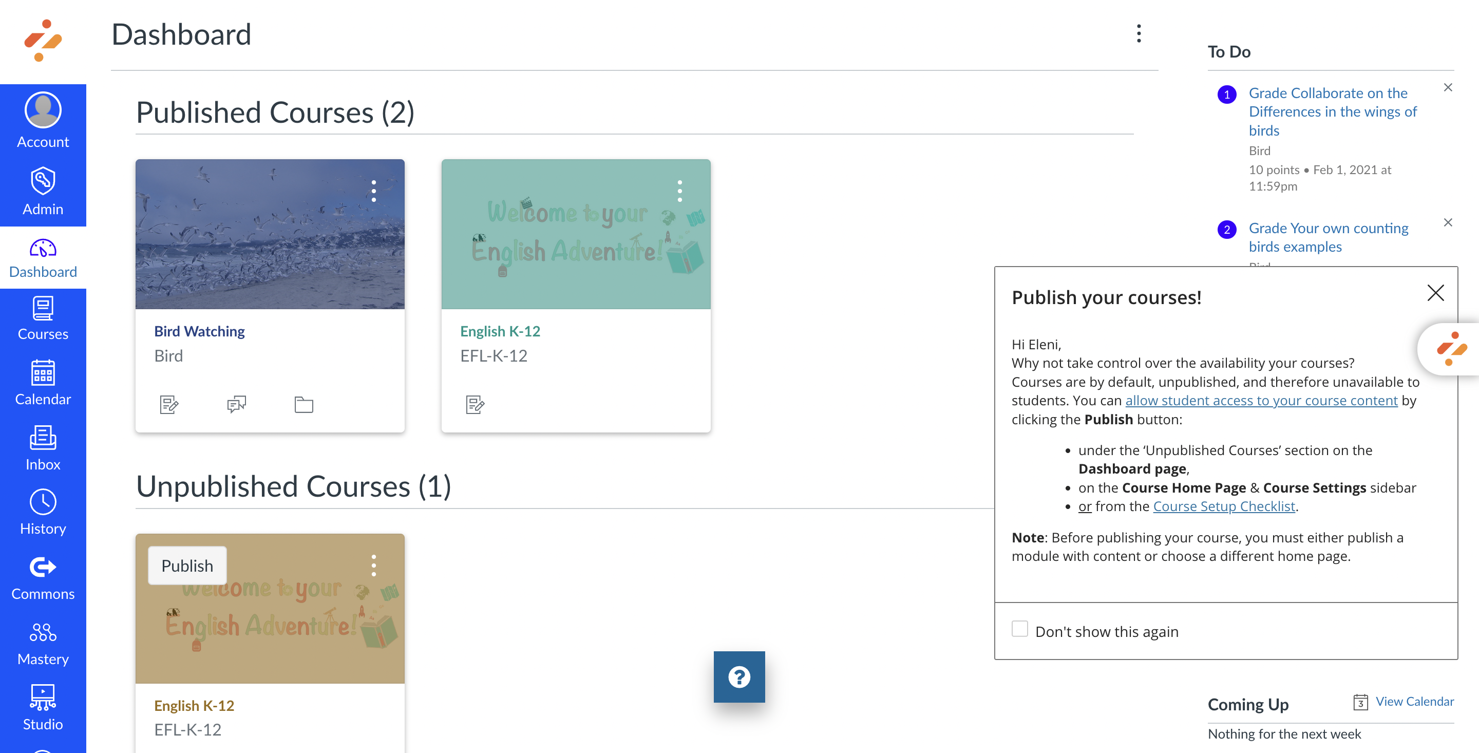 Publish a course: Instructors - Instructure Community