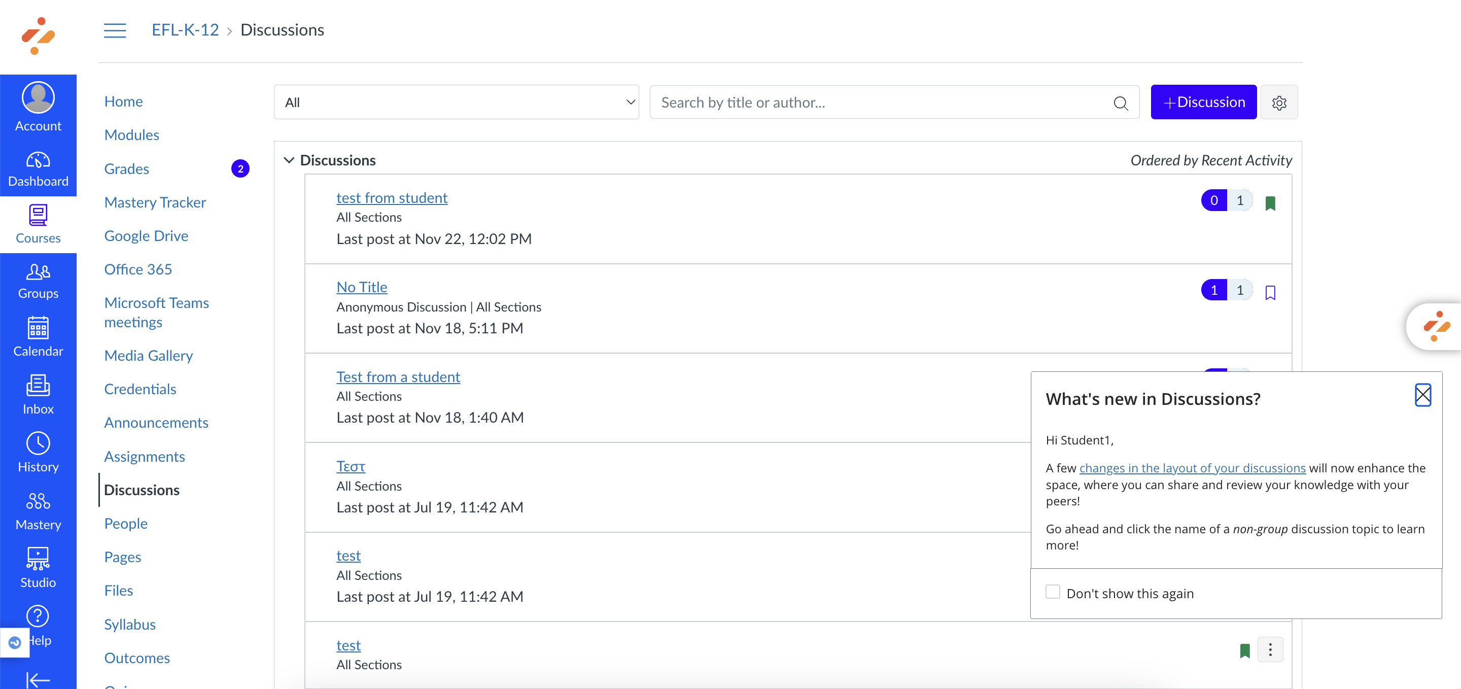 Elevate collaboration with Discussions: Students - Instructure Community