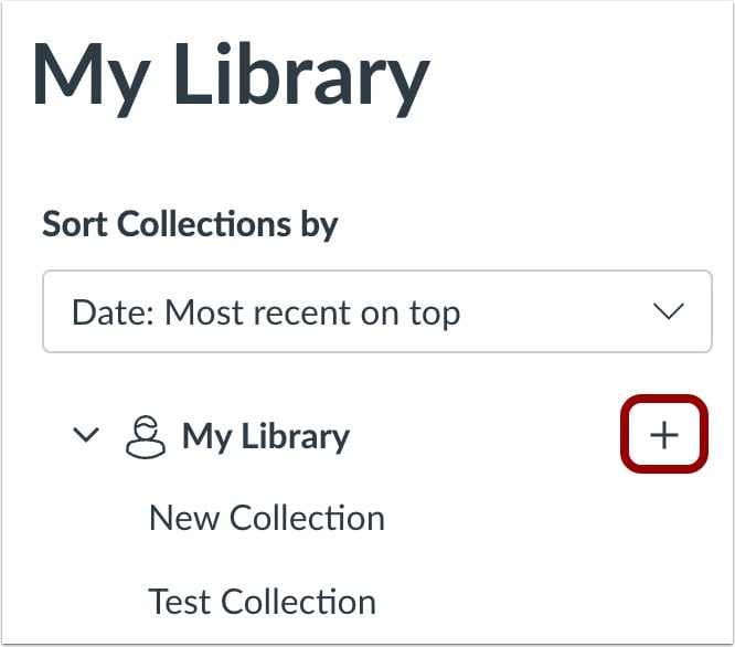 View Add New Collection