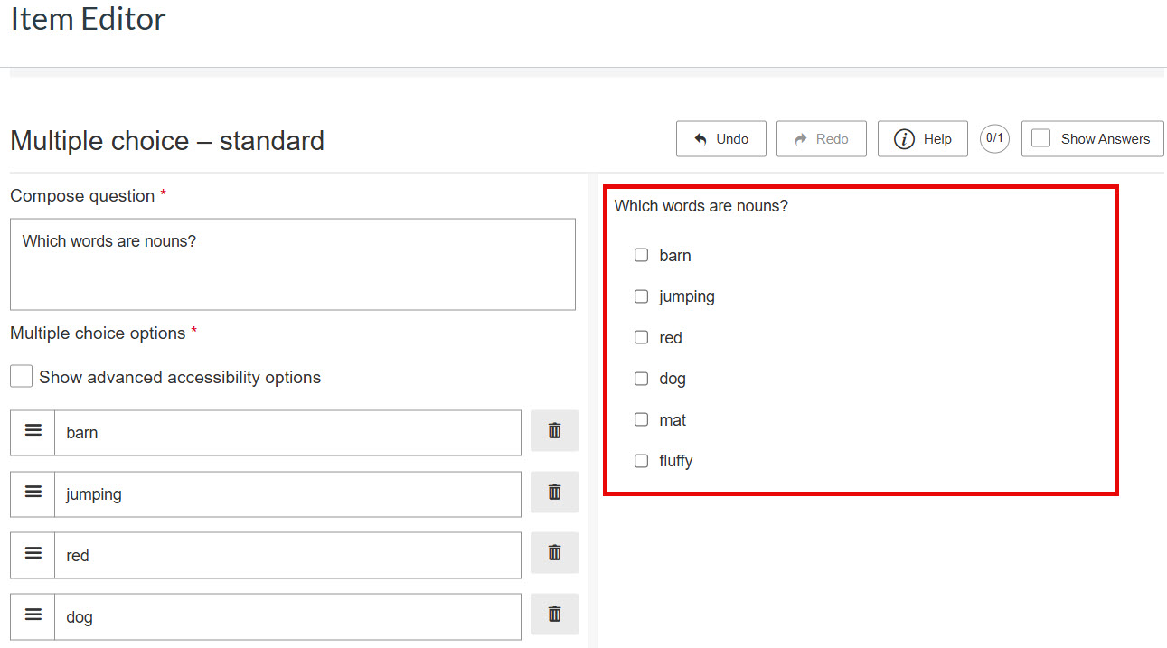 Multi-select Question Types - Instructure Community