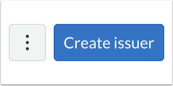 Create Issuer Button