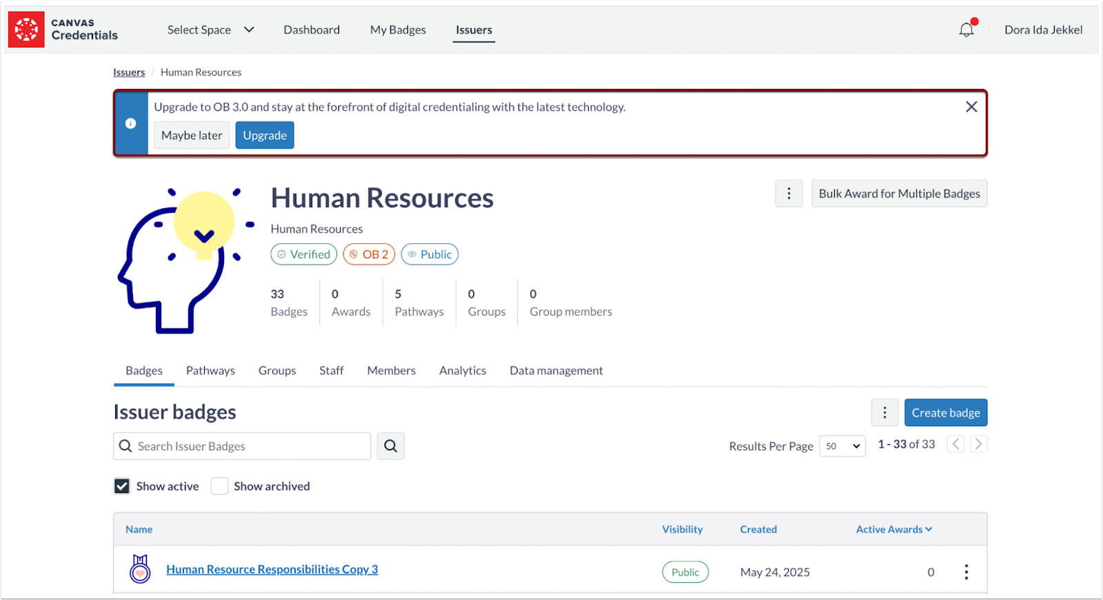 Manual Upgrade to OB3 Banner