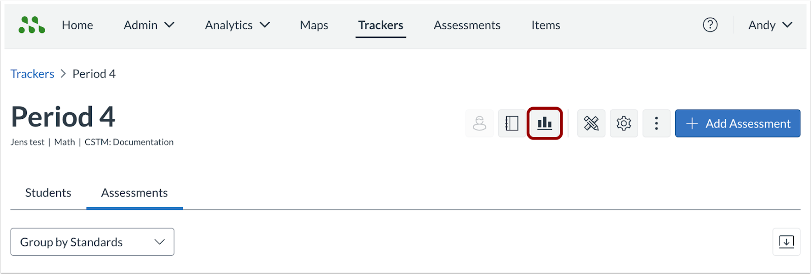Analytics Overview Dashboard: Icon