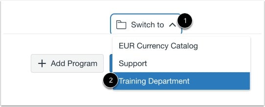 Exibir Alternar para o menu
