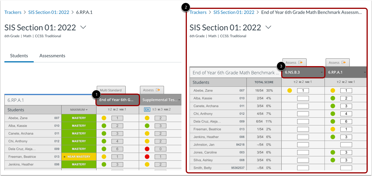 Open Multi-Standard Assessment Reports