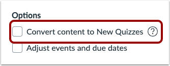 Bulk Migrate Existing Quizzes as New Quizzes
