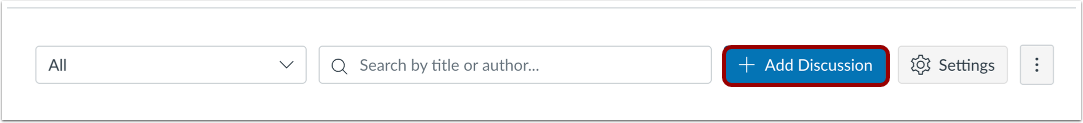 Add Discussion